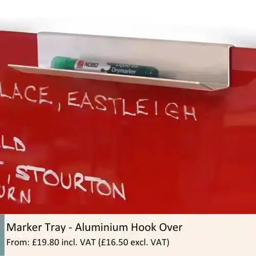 Marker Tray - Hook Over Simply Glass Wipe Boards