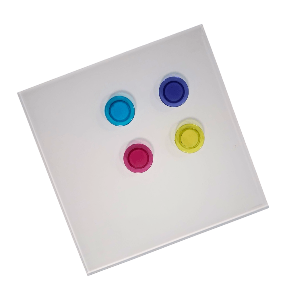 Magnetic Coloured Buttons