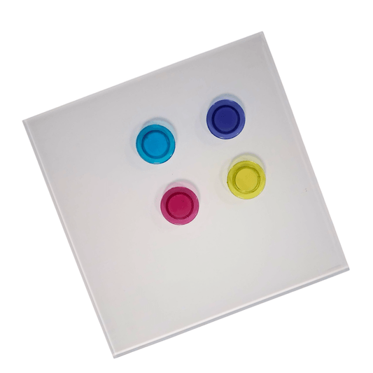 Magnetic Coloured Buttons