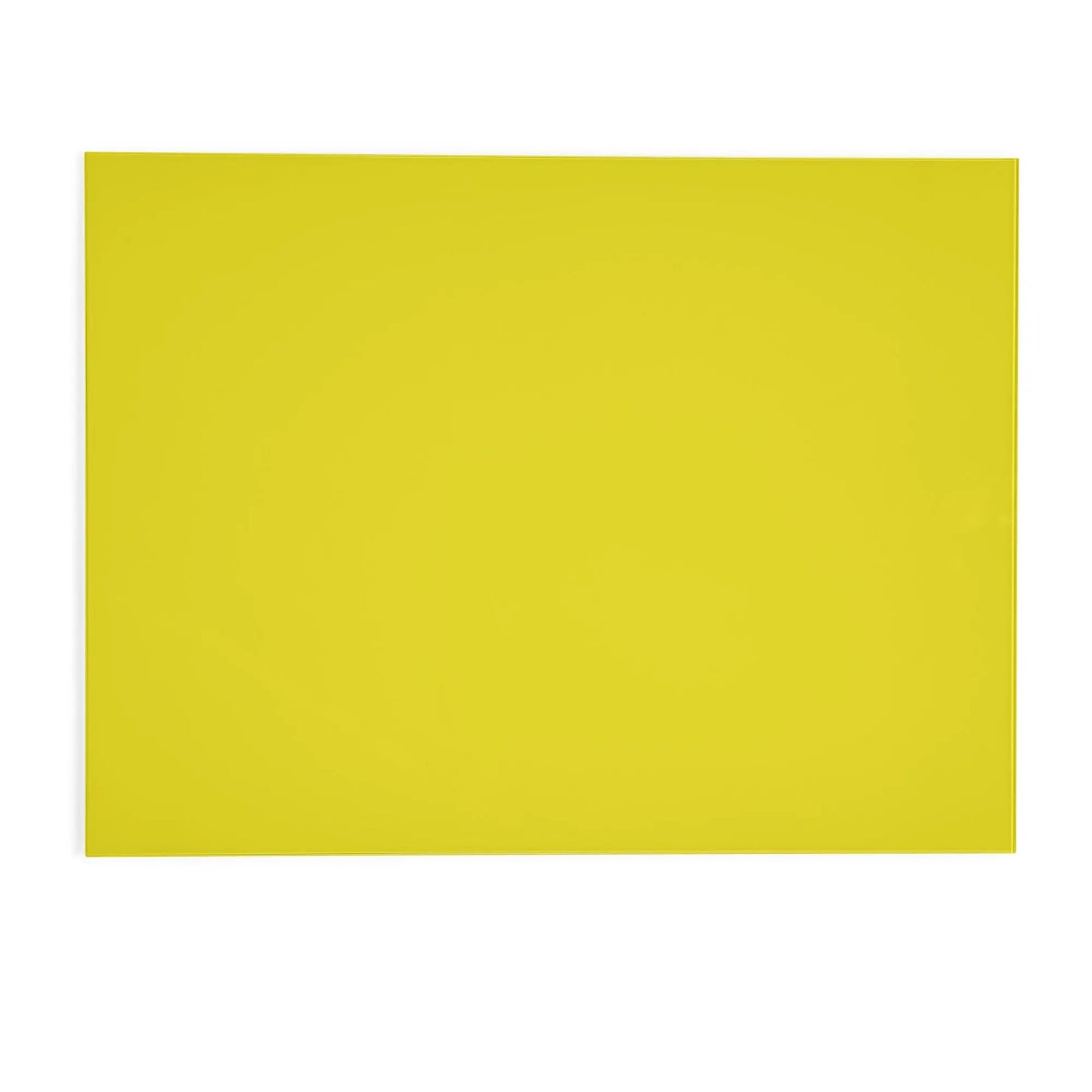 Clearance - Yellow Magnetic Glass Wipe Boards Stand Off Fixings Simply Glass Wipe Boards