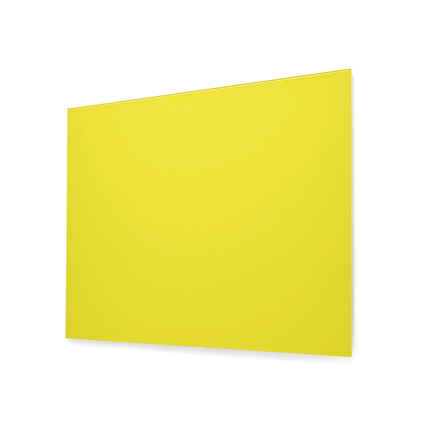 Clearance - Yellow Magnetic Glass Wipe Boards Stand Off Fixings Simply Glass Wipe Boards