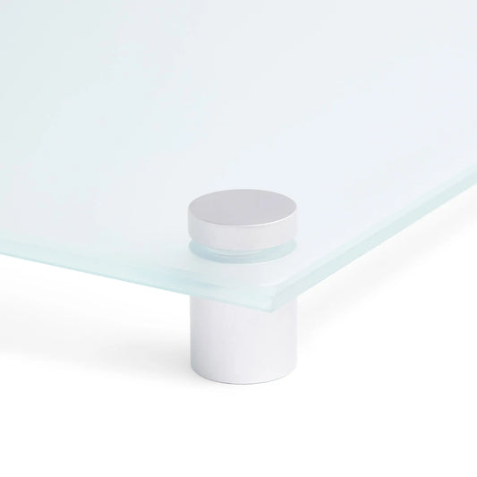 Frosted Glass Wipe Boards Corner view Simply Glass Wipe Boards