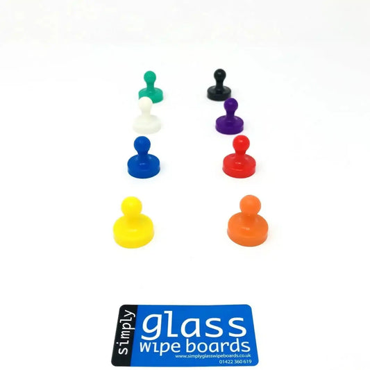 Magnetic Coloured Skittles Simply Glass Wipe Boards