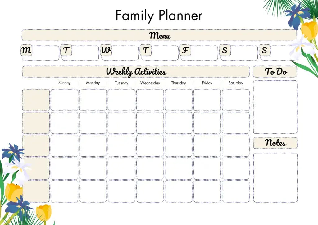 Magnetic Whiteboard Family Planner Simply Glass Wipe Boards