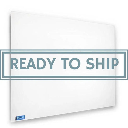 Ready-to-Ship White Magnetic Glass Wipe Boards Simply Glass Wipe Boards
