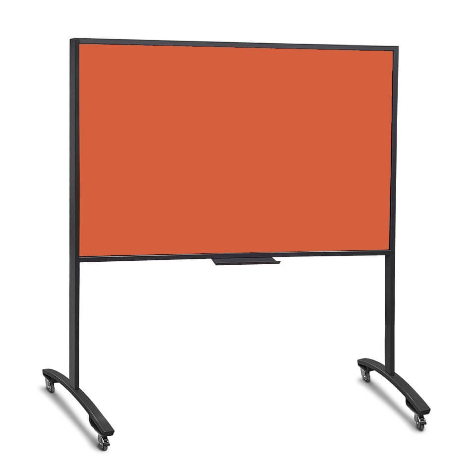 Mobile Glass Wipe Board - Landscape Simply Glass Wipe Boards