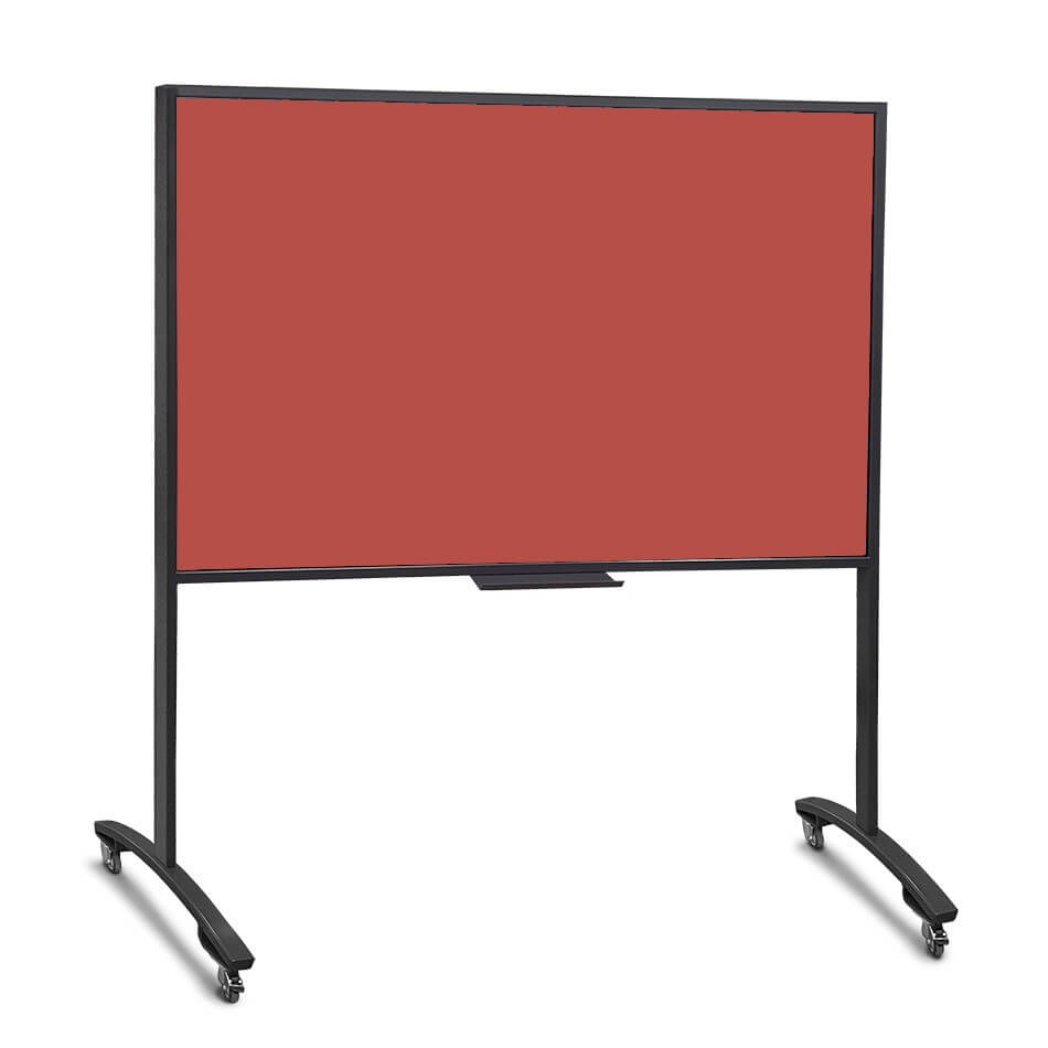 Mobile Glass Wipe Board - Landscape Simply Glass Wipe Boards