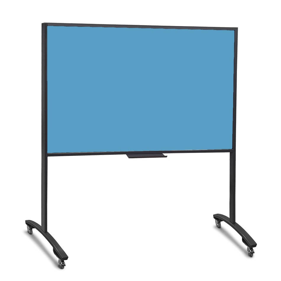 Mobile Glass Wipe Board - Landscape Simply Glass Wipe Boards