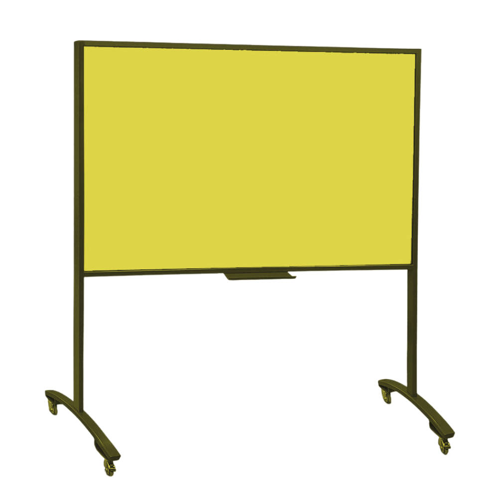 Mobile Glass Wipe Board - Landscape Simply Glass Wipe Boards