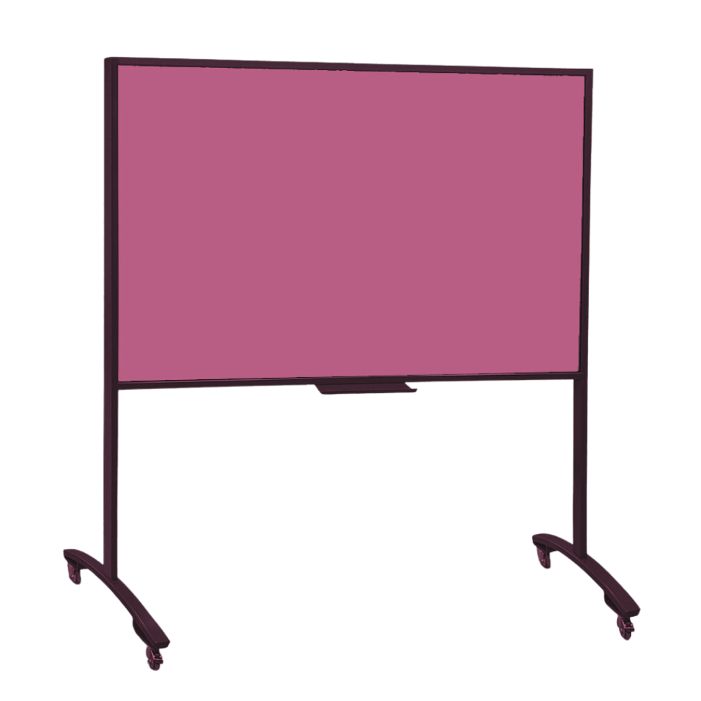 Mobile Glass Wipe Board - Landscape Simply Glass Wipe Boards