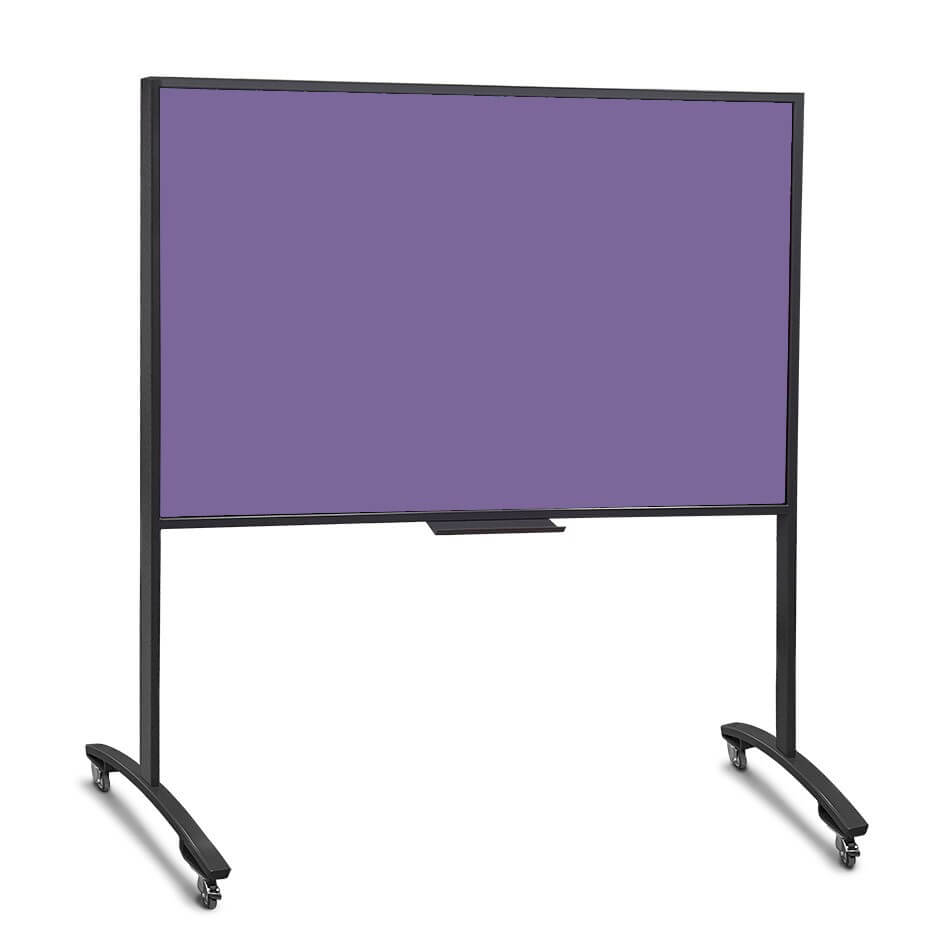 Mobile Glass Wipe Board - Landscape Simply Glass Wipe Boards