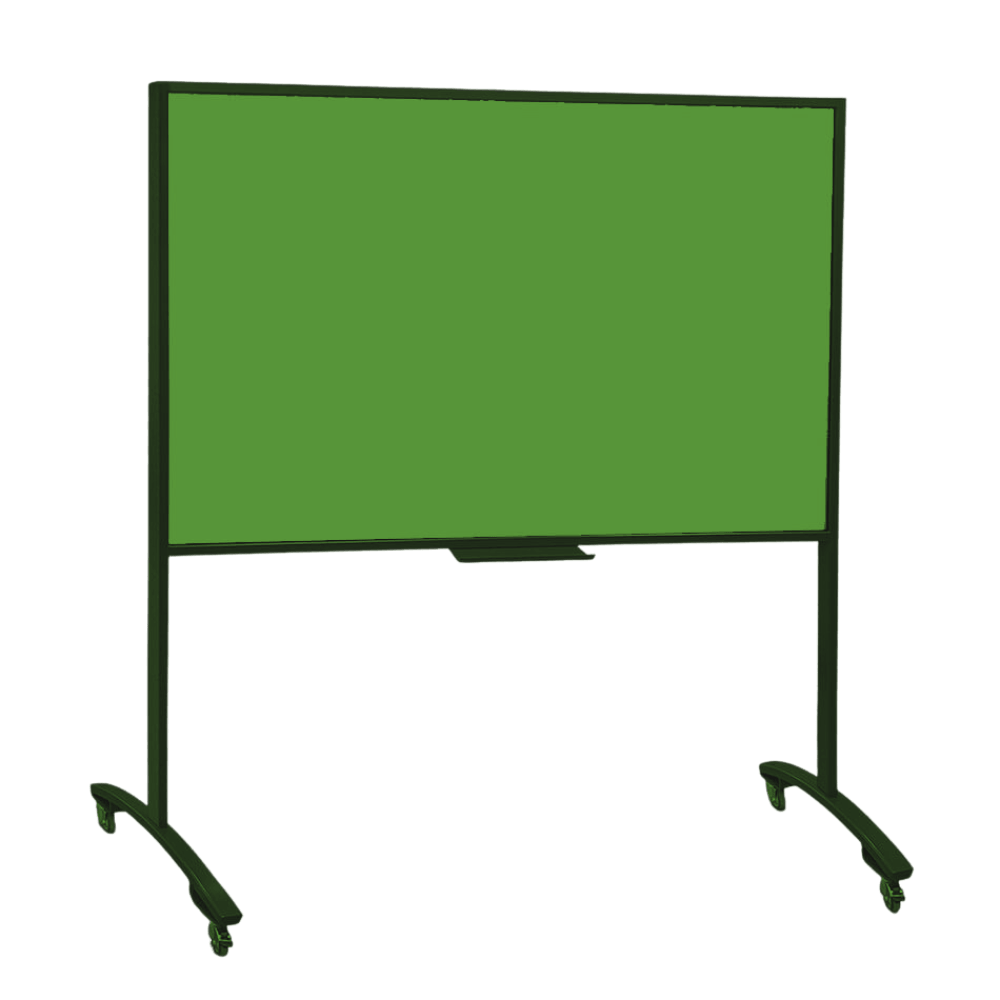 Mobile Glass Wipe Board - Landscape Simply Glass Wipe Boards
