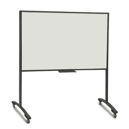 Mobile Glass Wipe Board - Landscape Simply Glass Wipe Boards