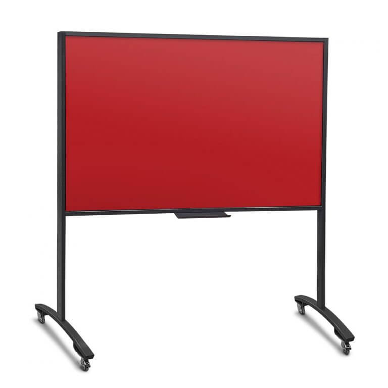 Mobile Glass Wipe Board - Landscape Simply Glass Wipe Boards